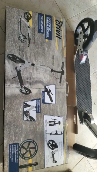 Patinete con ruedas grandes crivit