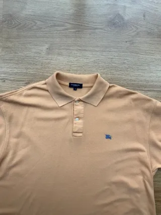 Polo Burberry Talla L Naranja