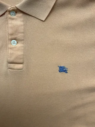 Polo Burberry Talla L Naranja