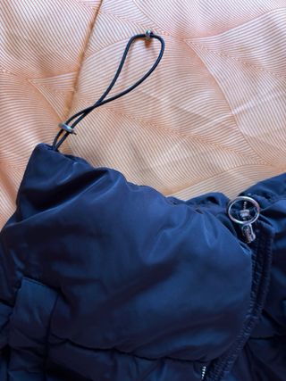 Piumino imbottito nero