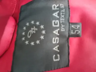 Chaqueta sport roja hombre