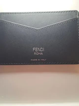 Tarjetero Fendi Roma Negro