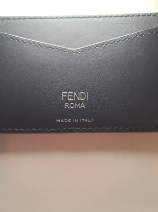 Tarjetero Fendi Roma Negro