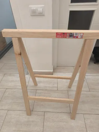 Caballete de madera maciza Astigarraga 1m