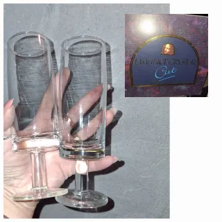 6 Bicchieri DaVinci Crystal cristallo mai usati