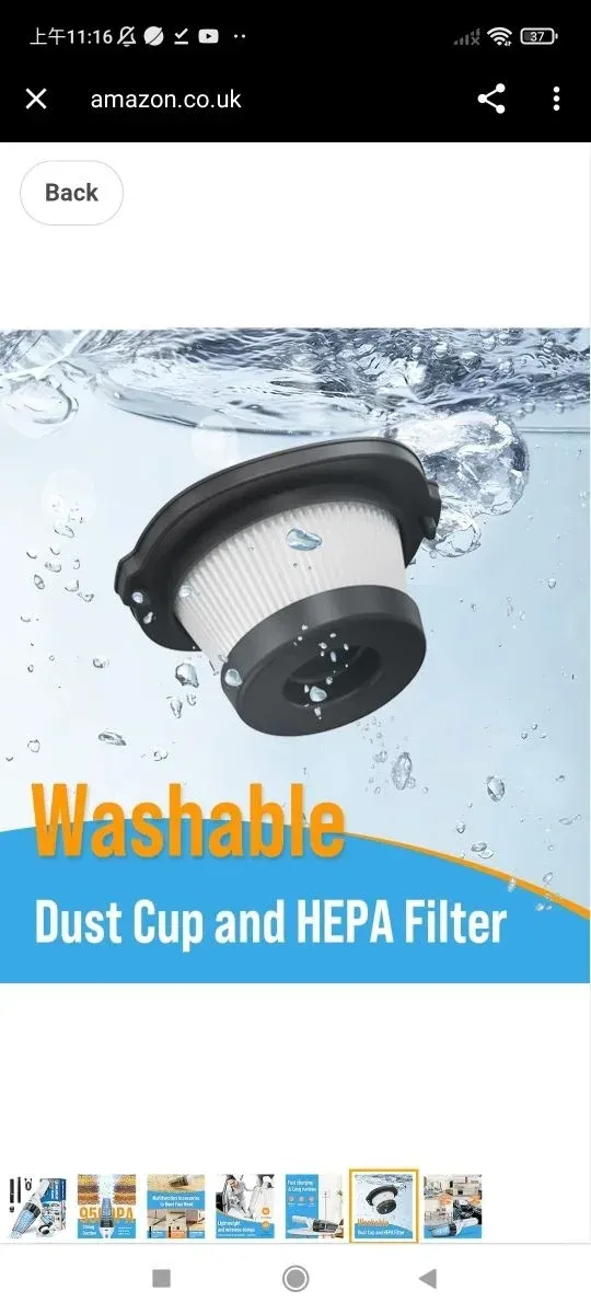 Aspiradora inalámbrica MILLIN-HO 9500PA