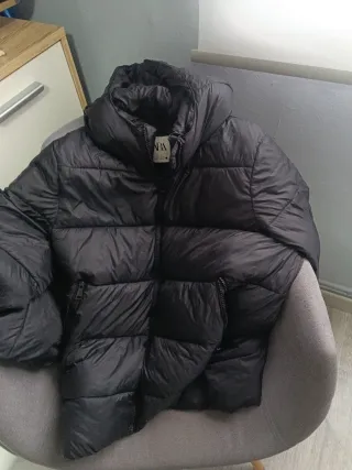 Chaquetón Zara Negro