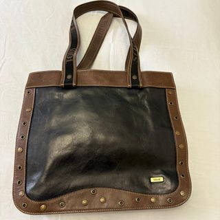Bolso Tous Piel Negro y Marrón