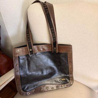 Bolso Tous Piel Negro y Marrón