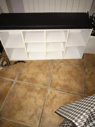 Banco zapatero con almacenaje