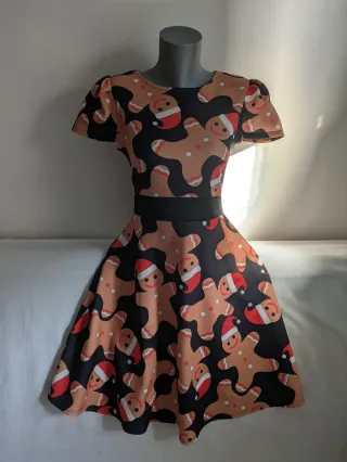 Vestido Navidad Galleta Jengibre Made in UK