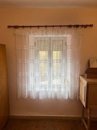 Tende in tessuto e legno