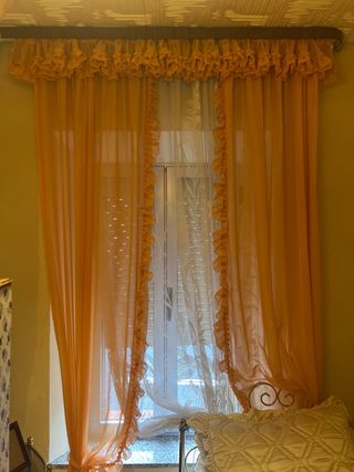 Tende in tessuto e legno