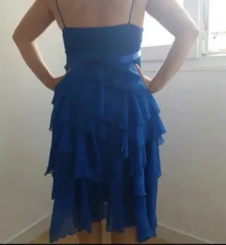 Vestido fiesta azul mujer Talla 40
