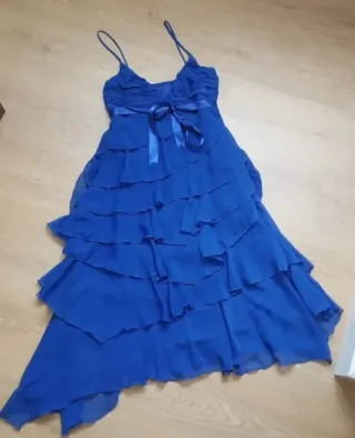 Vestido fiesta azul mujer Talla 40
