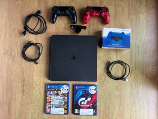 Vendo PS4 Slim 1TB + GT7 y GTA V