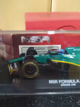 Coche Slot NSR Formula 22 Aston Martin Verde