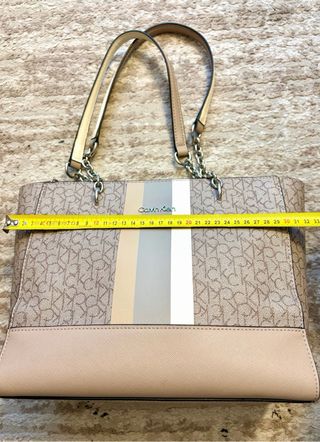 Bolso Calvin Klein Beige y Marrón