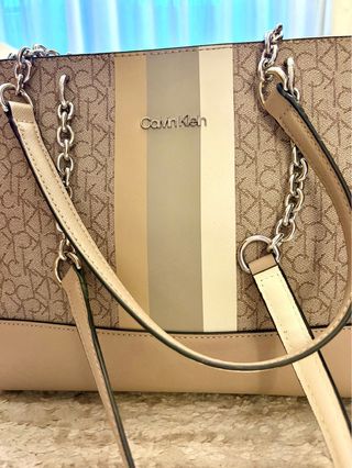 Bolso Calvin Klein Beige y Marrón