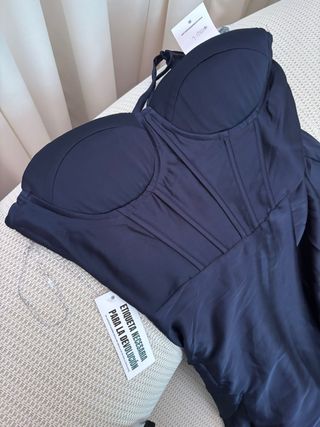 Vestido Corsé Azul Marino Talla L