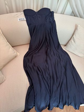 Vestido Corsé Azul Marino Talla L