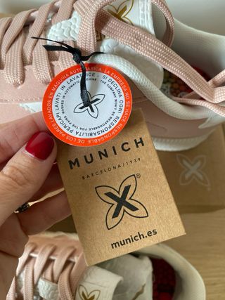 Zapatillas Munich Rosa Talla 35