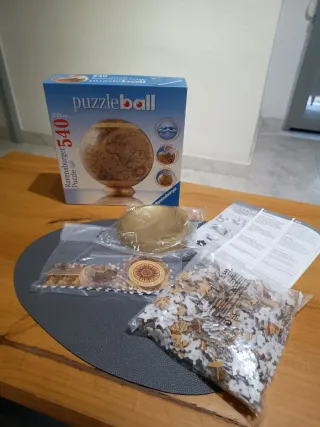 Puzzle 540 piezas Ravensburger Mapa Mundi