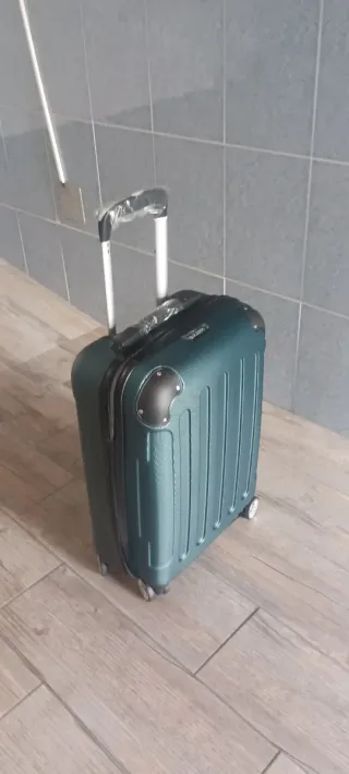 Maleta Cabina Verde Oscuro 55x35x20 Nueva