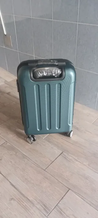 Maleta Cabina Verde Oscuro 55x35x20 Nueva