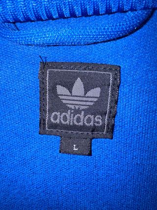 Chaqueta Adidas Azul y Blanca