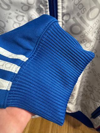 Chaqueta Adidas Azul y Blanca