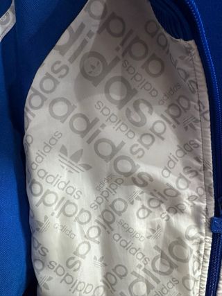 Chaqueta Adidas Azul y Blanca