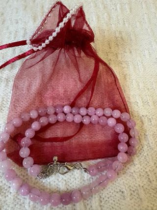 Collar de cuarzo color morado