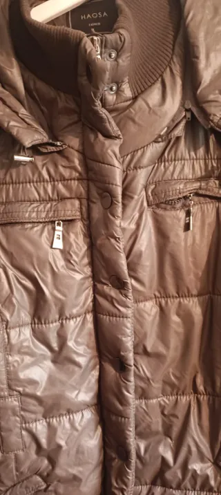 Plumífero mujer HAOSA marrón