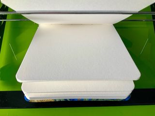 Miniblock de acuarela forrado en tela