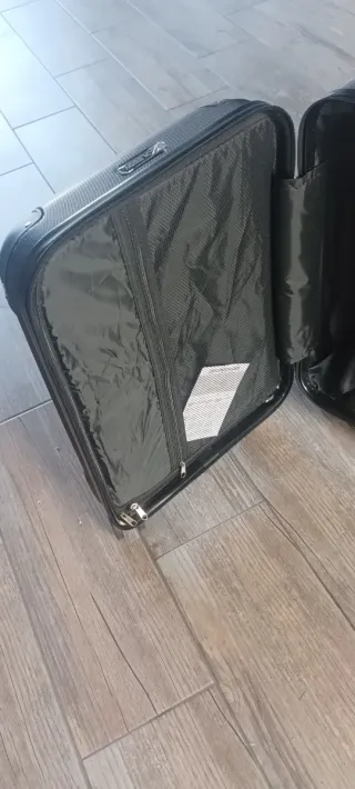 Maleta Cabina Negra 55x35x20 Nueva