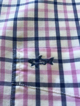 Camisa Paul & Shark manga corta cuadros