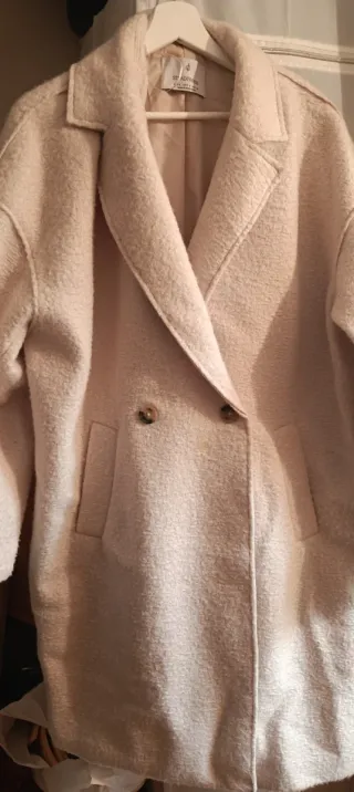 Abrigo beige mujer talla única