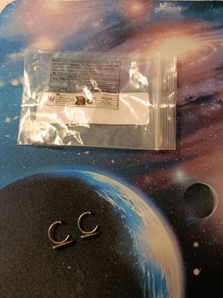 Anillos de colmillos de vampiro plateados