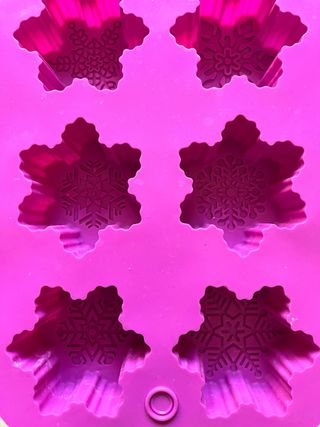 Stampo Silicone Fiocchi Neve per Candele