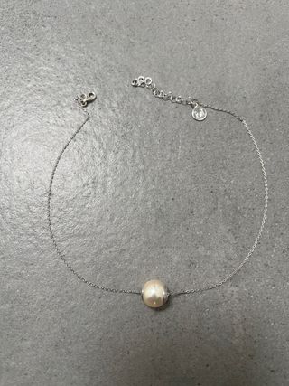 Collar perla Majorica plata