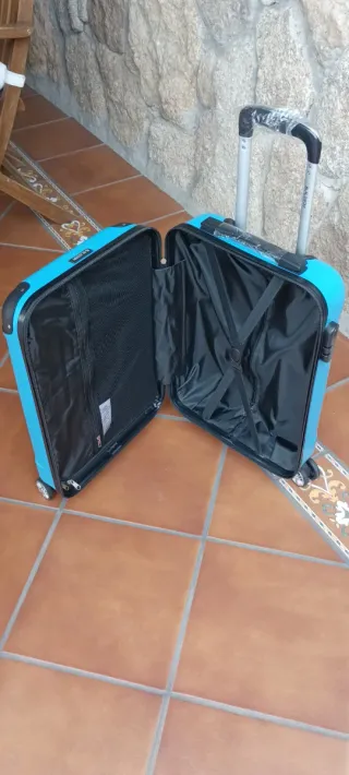 Maleta Cabina Azul 55x35x20 Nueva