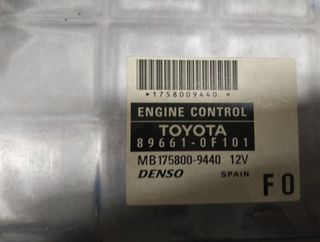 448798 896610f101 centralita motor toyota corolla