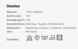 Tejido Hidrófugo Antibacteriano Tromso Animal Pr