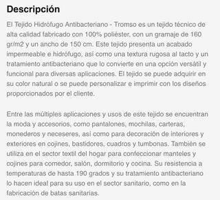 Tejido Hidrófugo Antibacteriano Tromso Animal Pr