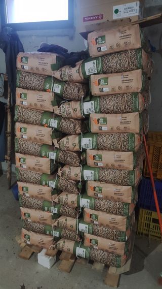 Caldera de pellet marca Domusa