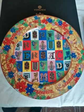 Piatto Versace Rosenthal Porcellana