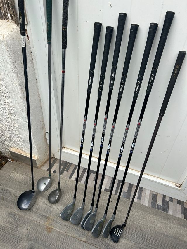 Set de palos de golf hombre diestro iniciación