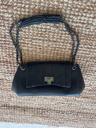 Bolso Chanel Negro Piel Cadena
