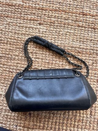 Bolso Chanel Negro Piel Cadena